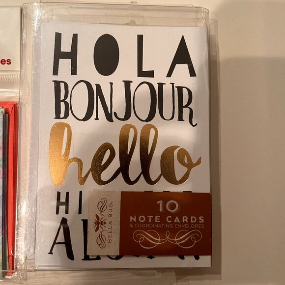 Note Cards - Stationery (Hello 2 boxes and Thinking of You) - Picture 6 of 10